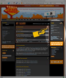 The Cashier area is located on top right corner of the My Saloon page.