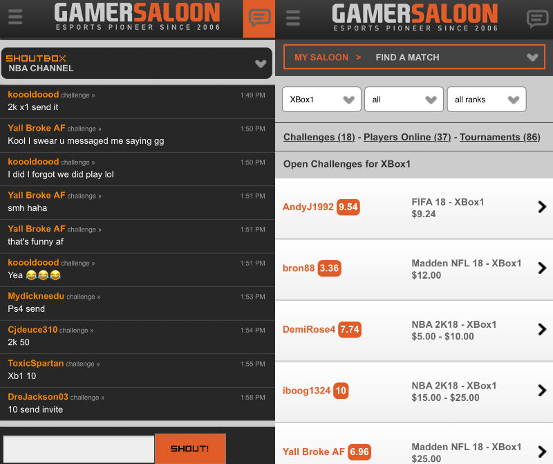 GamerSaloon Make Money Playing Video Game Tournaments Online