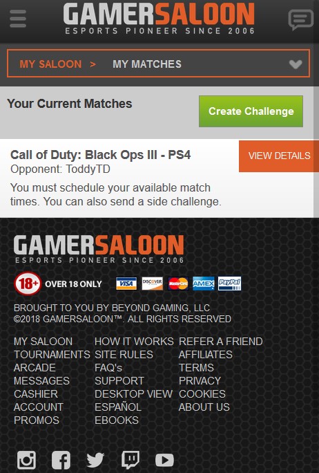 GamerSaloon Make Money Playing Video Game Tournaments Online